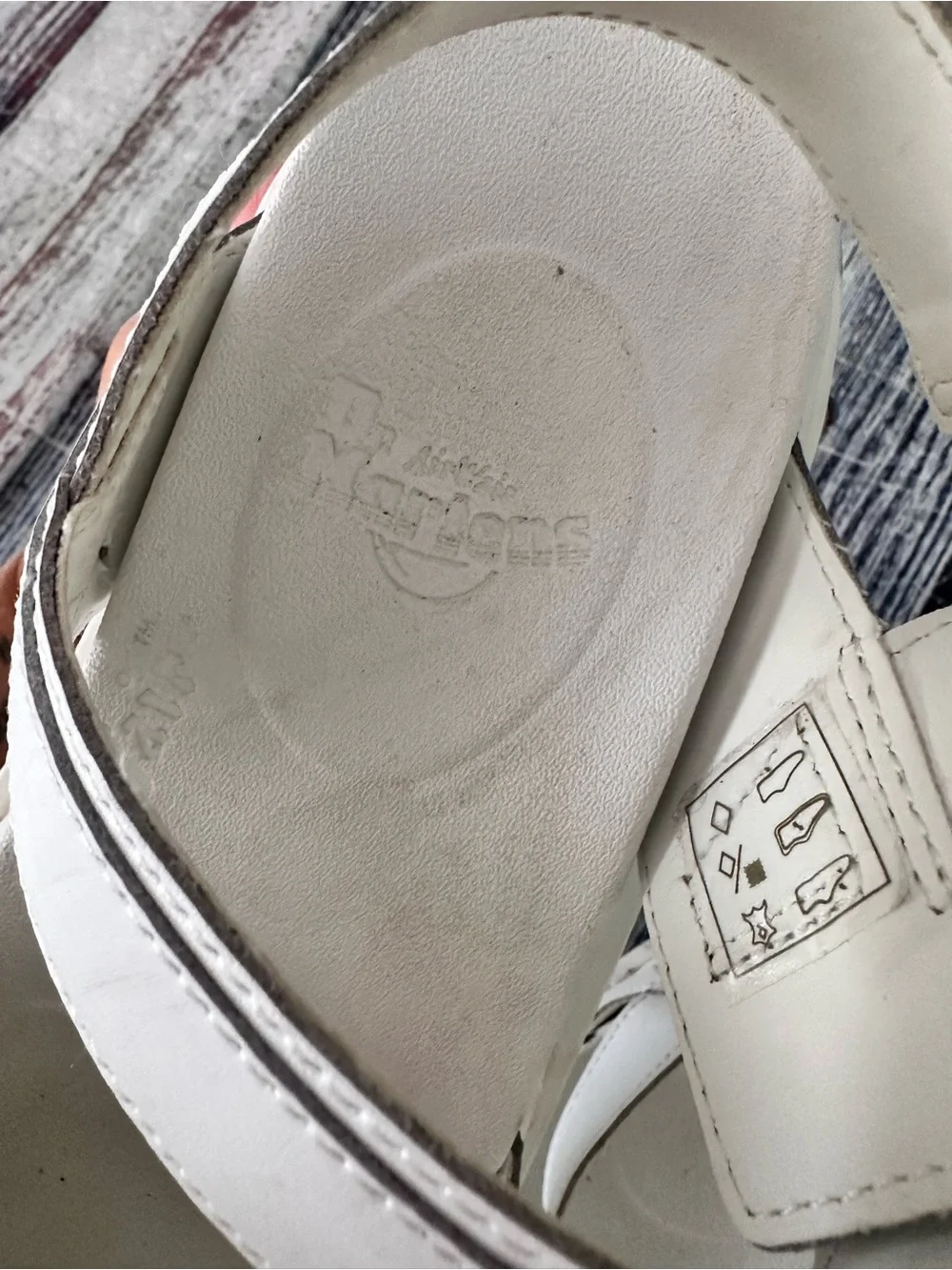 Dr. Marten Voss Mono Leather Platform Strap Sandals